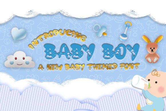 Baby Boy Font: Playful Typography for Editorial Design
