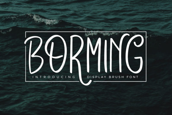 Borming: A Stylish Display Font