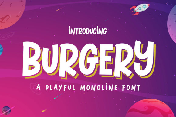 Burgery Font: Fun & Professional