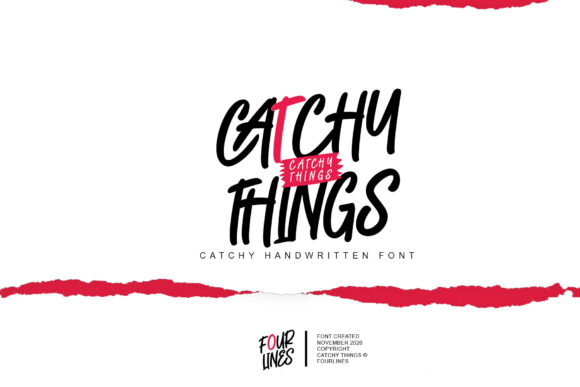 Catchy Things: A Bold Font for Impactful Campaigns