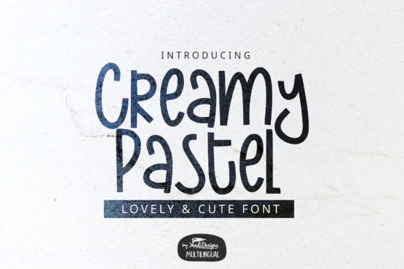 Creamy Pastel Font for Creative Design