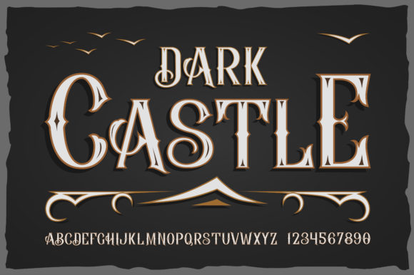 Dark Castle Review: A Bold Display Font