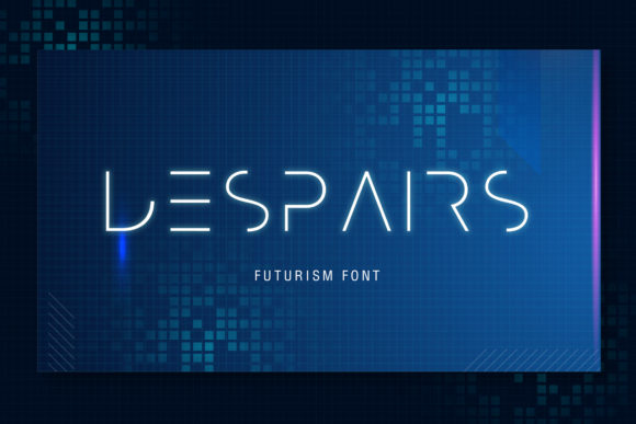 Despairs: A Futuristic Font for Modern Design