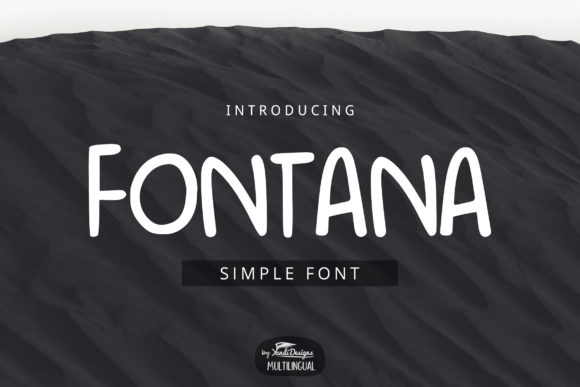 Fontana: A Cute Display Font