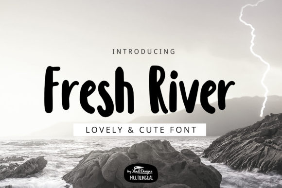 Fresh River: A Fun Urban Font for Creative Projects