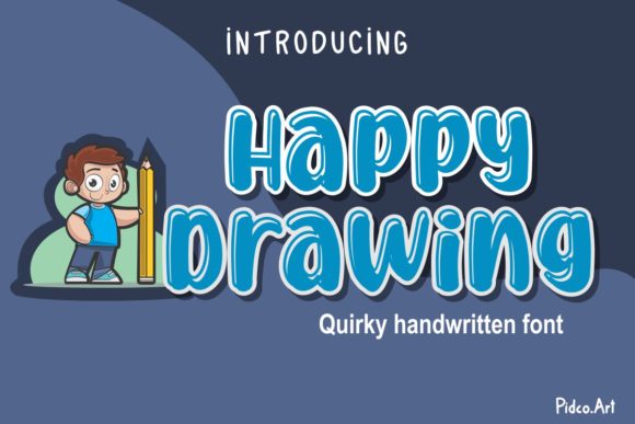 Happy Drawing Font for Web Design