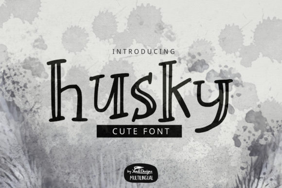 Husky Font: Artsy Type for Creative Projects