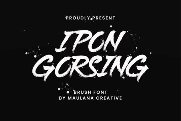 Ipon Gorsing: Bold Display Font for Digital Marketing