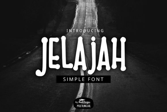 Jelajah: A Bold Font for Editorial Design