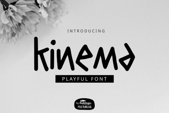 Kinema: A Playful Display Font for Crafters