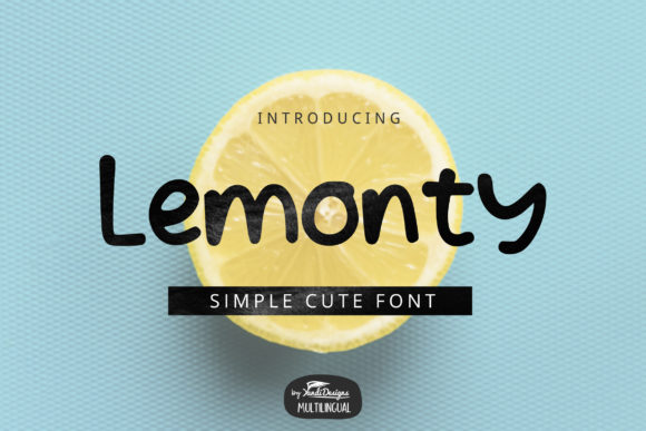 Lemonty: A Bold Display Font for Designers