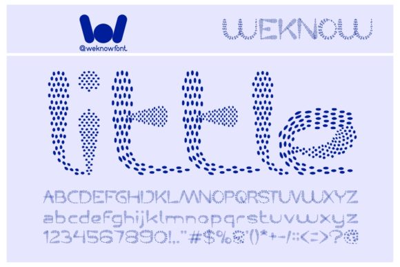 Little Ant: A Cute Display Font