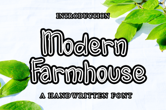 Modern Farmhouse Font for Creative Projects