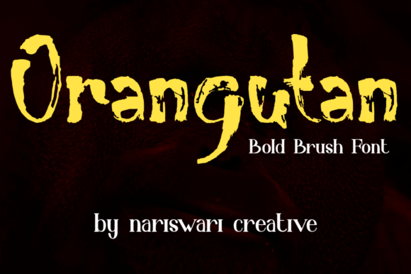 Orangutan Font: Bold and Unapologetic