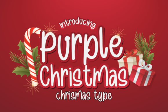 Purple Christmas Font Review