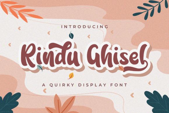 Rindu Ghisel Font for Creative Projects