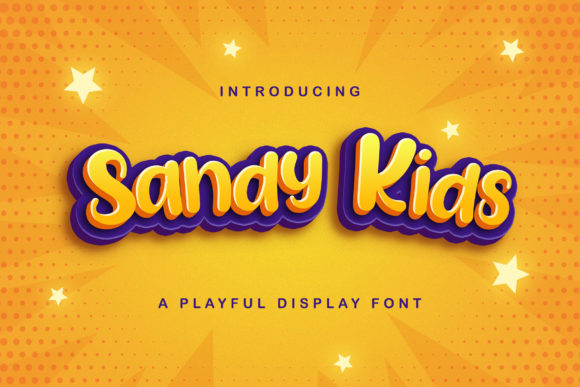 Sandy Kids Font: Playful Typography for Makers