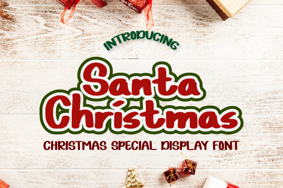 Santa Christmas Font for Holiday Branding