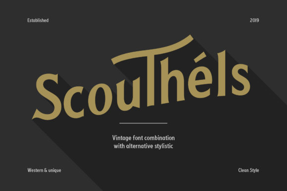 Scouthels: A Bold Display Font