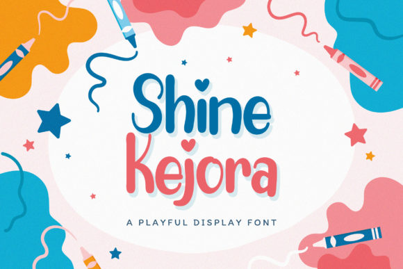 Shine Kejora: A Playful Display Font