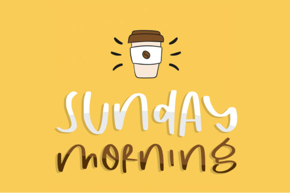 Sunday Morning Font: Cute & Lovable Display Type