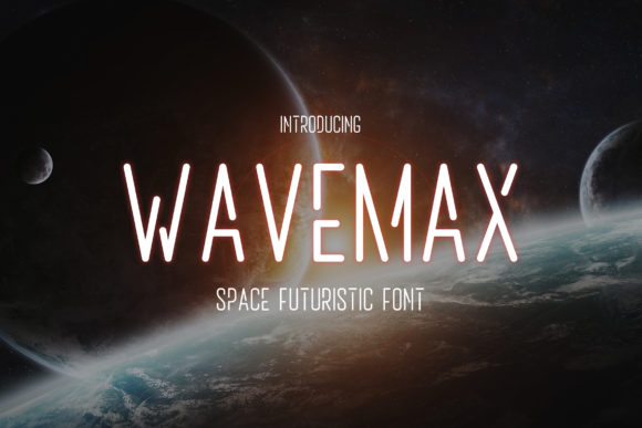 Wavemax: A Futuristic Display Font
