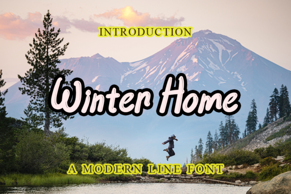 Winter Home: A Sweet Display Font